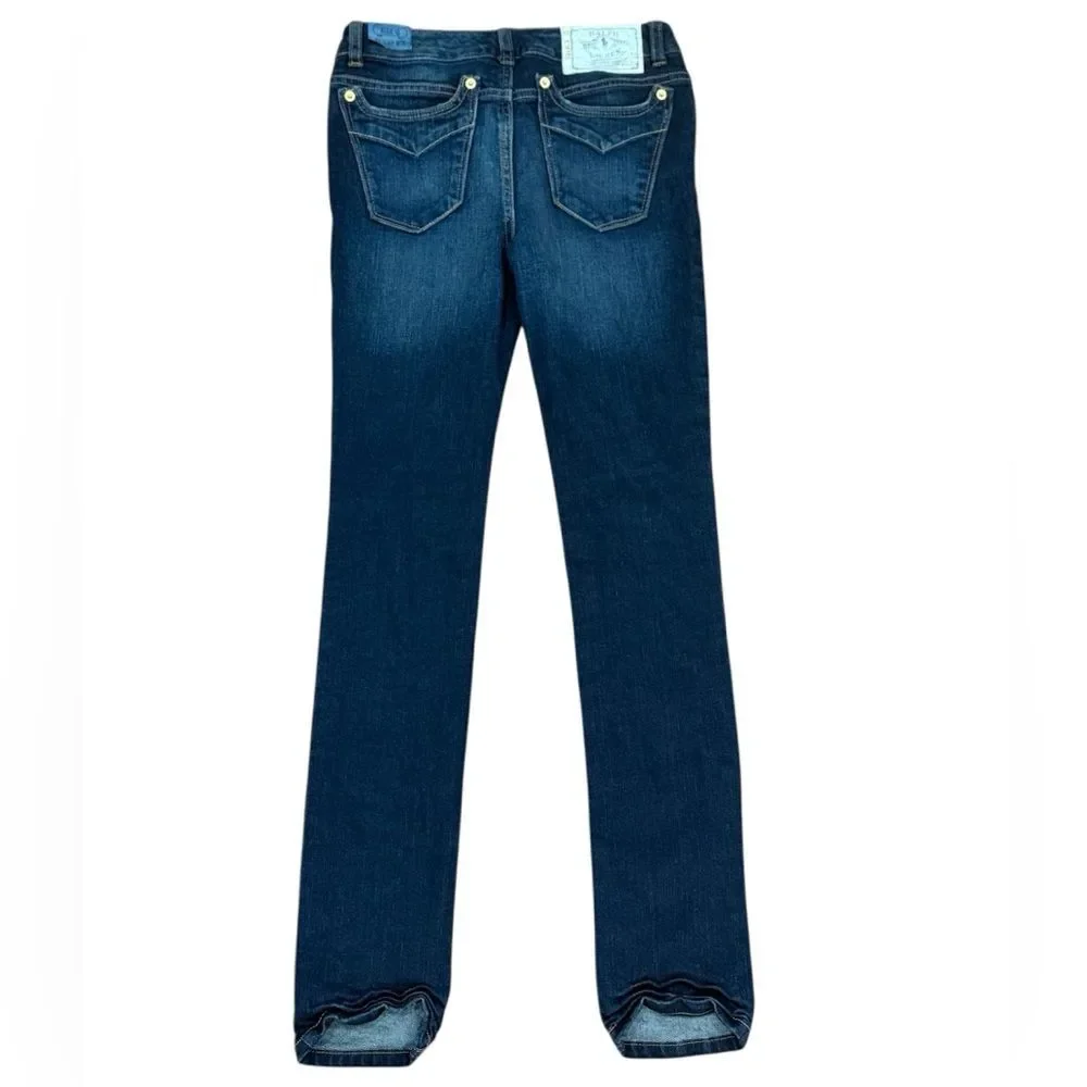 Ralph Lauren Girls Skinny Jeans Dark Wash Youth Size 12 NWT